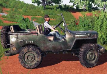 Мод Old Willys Jeep версия 1.0.0.0 для Farming Simulator 2019 (v1.7.1.0)