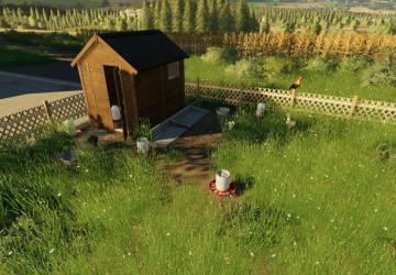Мод Open Chicken Coop версия 1.1.0.1 для Farming Simulator 2019