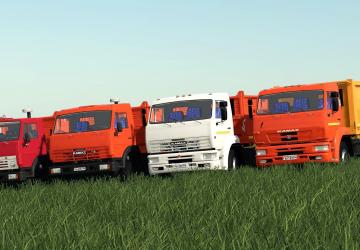 Мод Пак КамАЗ версия 1.0.0.0 для Farming Simulator 2019 (v1.5.x)