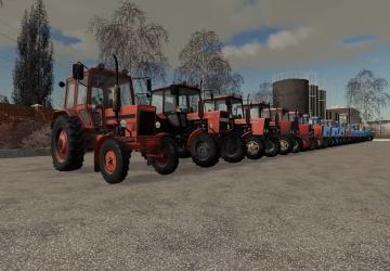 Мод Пак тракторов МТЗ версия 1.0 для Farming Simulator 2019 (v1.7.1.0)