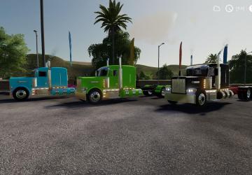 Мод Peterbilt 379 версия 1.2.0.0 для Farming Simulator 2019 (v1.2.0.1)