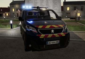 Мод Peugeot Expert Gendarmerie версия 1.0.0.0 для Farming Simulator 2019