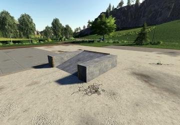 Мод Placeable Concrete Ramp версия 1.0.0.0 для Farming Simulator 2019 (v1.3.х)