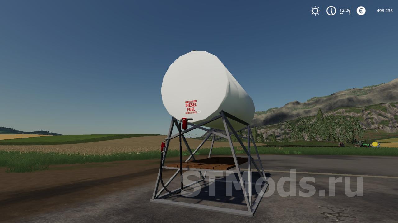 Скачать мод Placeable Fuel Tank Wtrigger версия 10 для Farming Simulator 2019 V1100 8451