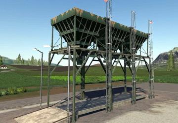 Мод Placeable Steel Silo версия 2.0.0.0 для Farming Simulator 2019 (v1.4х)