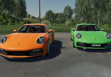 Мод Porsche Carrera 4S версия 1.0.0.0 для Farming Simulator 2019 (v1.5.x)