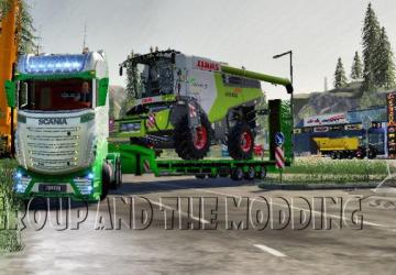 Мод Porte Engins Translyre версия 1.5 для Farming Simulator 2019 (v1.4х)
