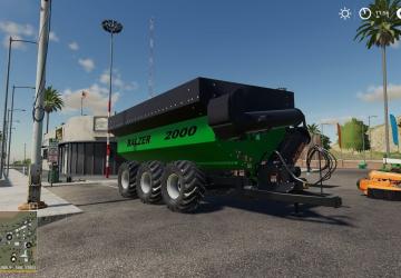 Мод Прицеп «BALZER 2000 GRAIN CART» версия 1.0 для Farming Simulator 2019 (v1.1.0.0)