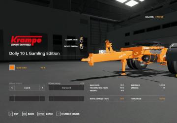 Мод Прицеп «KRAMPE DOLLY 10 L GAMLING EDITION» v1.0.0.0 для Farming Simulator 2019 (v1.1.0.0)