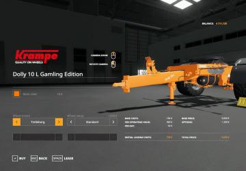 Мод Прицеп «KRAMPE DOLLY 10 L GAMLING EDITION» v1.0.0.0 для Farming Simulator 2019 (v1.1.0.0)