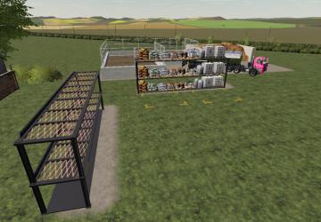 Мод Racking Storage версия 1.2.0.0 для Farming Simulator 2019 (v1.7.x)