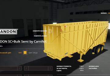 Мод Randon Bulk Semi версия 1.1 для Farming Simulator 2019 (v1.2.0.1)