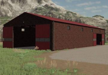 Мод Red Brick Garage версия 1.0.0.1 для Farming Simulator 2019 (v1.6.0.0)