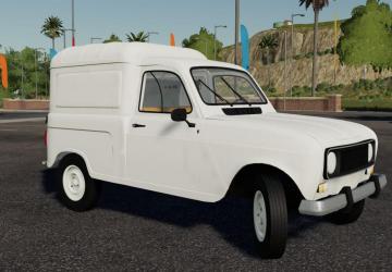 Мод Renault 4L версия 1.0.0.0 для Farming Simulator 2019 (v1.6.0.0)