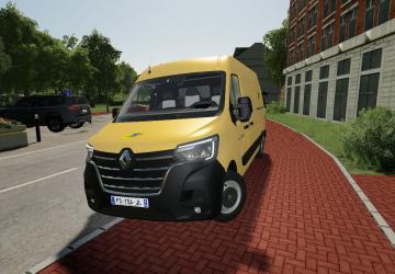 Мод Renault Master IV - La Poste версия 1.0.0.0 для Farming Simulator 2019