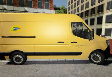 Мод Renault Master IV - La Poste версия 1.0.0.0 для Farming Simulator 2019