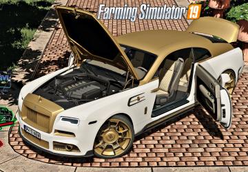 Мод Rolls Royce Wraith Mansory версия 1.0.0.0 для Farming Simulator 2019 (v1.5x)