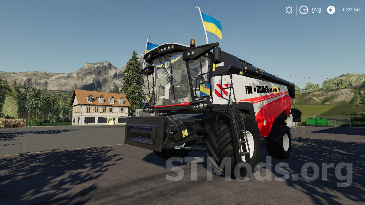 Скачать мод RSM T500 Rostselmash UA для Farming Simulator 2019