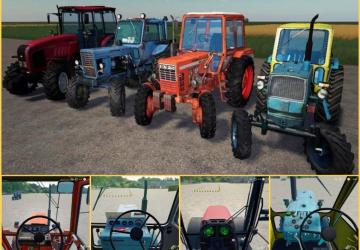 Мод Rus Пак отечественных тракторов версия 1.0 для Farming Simulator 2019 (v1.2.0.1)