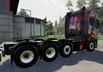 Мод Scania NG Christmas LantmaneNFS версия 1.1 для Farming Simulator 2019 (v1.5.х)
