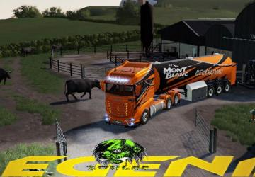 Мод Scania R1000 Top Run версия 2.0 для Farming Simulator 2019 (v1.5.1.0)