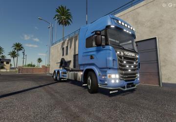 Мод Scania R730 Hooklift версия 1.0.0.0 для Farming Simulator 2019 (v1.2.x)