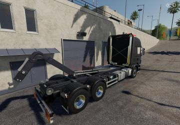 Мод Scania R730 Hooklift версия 1.3.0.0 для Farming Simulator 2019 (v1.3.x)