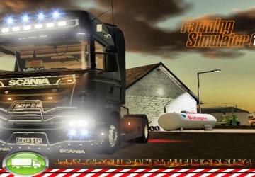 Мод SCANIA SUPER R730 ALIEN версия 2.0 для Farming Simulator 2019 (v1.3.0.1)