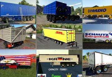 Мод Semi Trailer Pack версия 1.0.0.0 для Farming Simulator 2019 (v1.3.х)