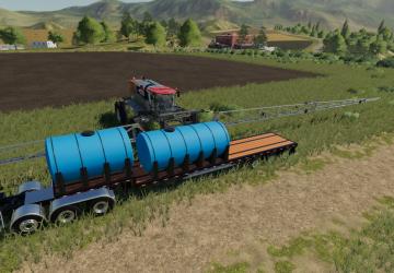 Мод Step Deck Trailer IBM LPM85 версия 1.0.0.0 для Farming Simulator 2019 (v1.6.x)