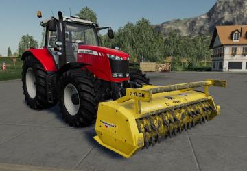 Мод Stump Grinder Rabaud XYLOR версия 1.0 для Farming Simulator 2019 (v1.2.0.1)