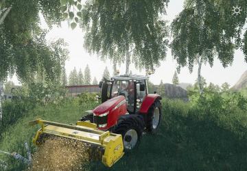 Мод Stump Grinder Rabaud XYLOR версия 1.0 для Farming Simulator 2019 (v1.2.0.1)