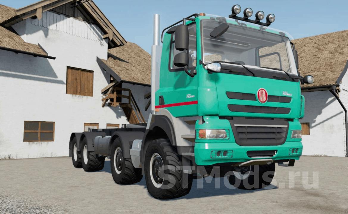 Скачать мод Tatra Phoenix T158 Hooklift версия 20 для Farming Simulator 2019 V15x 4811
