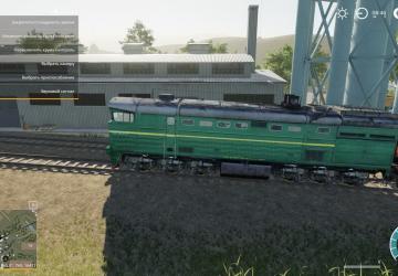 Мод Тепловоз «DIESEL LOCOMOTIVE» версия 1.0 для Farming Simulator 2019 (v1.1.0.0)