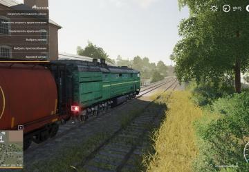 Мод Тепловоз «DIESEL LOCOMOTIVE» версия 1.0 для Farming Simulator 2019 (v1.1.0.0)