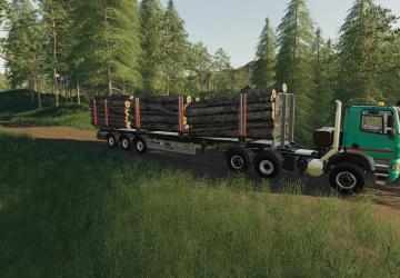 Мод Timber Trailer Info версия 1.0.0.0 для Farming Simulator 2019 (v1.7.1)