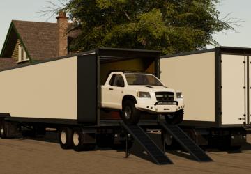 Мод TLX 48ft Enclosed Trailer версия 1.0.0.0 для Farming Simulator 2019 (v1.7.x)