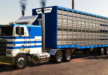 Мод TLX 48Ft Livestock Trailer версия 1.0.0.0 для Farming Simulator 2019 (v1.7.x)