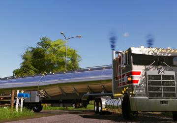 Мод TLX 48ft Tanker Trailer версия 1.0.0.0 для Farming Simulator 2019 (v1.7.x)