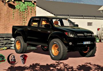Мод Toyota Hilux Arctic версия 1.0.0.1 для Farming Simulator 2019 (v1.7x)