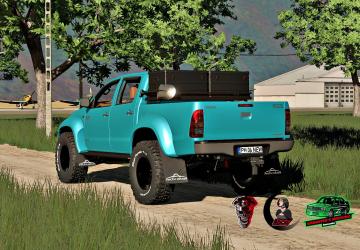 Мод Toyota Hilux Arctic версия 1.0.0.1 для Farming Simulator 2019 (v1.7x)
