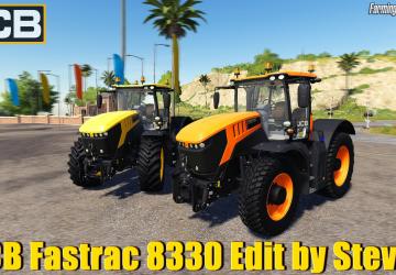 Мод Трактор «JCB FASTRAC 8330 BY STEVIE» версия 1.0.0.0 для Farming Simulator 2019 (v1.1.0.0)