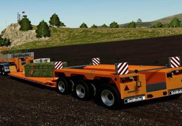Мод Трейлер «Goldhofer STZ P3» версия 1.0 для Farming Simulator 2019 (v1.1.0.0)