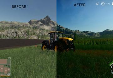 Мод Улучшенная графика версия 1.0 для Farming Simulator 2019 (v1.1.0.0)