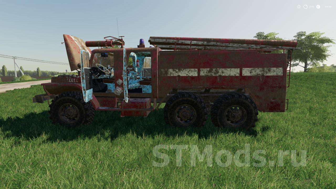 Скачать мод Урал 43202 Пожарный версия 1.1 для Farming Simulator 2019 (v1.6)