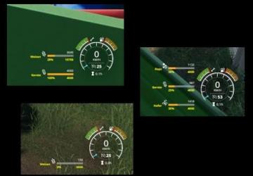 Мод VEHICLE FRUIT HUD BETA ДЛЯ FARMING SIMULATOR 2019 v0.2 для Farming Simulator 2019 (v1.1.0.0)