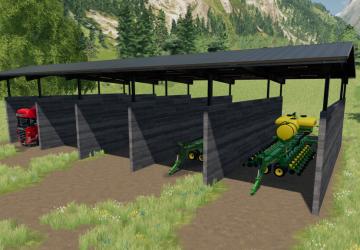 Мод Vehicle Shelter Pack версия 1.1.0.0 для Farming Simulator 2019