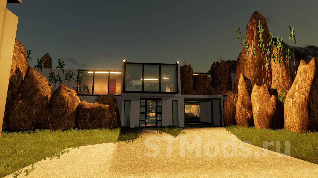 Скачать мод Villa In The Rocks версия 1.0.0.0 для Farming Simulator 2019  (v1.6.x)