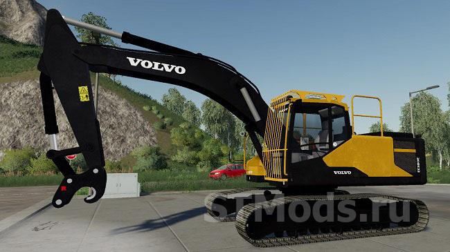 Скачать мод Volvo Ec300e версия 10 для Farming Simulator 2019 V1201 1193