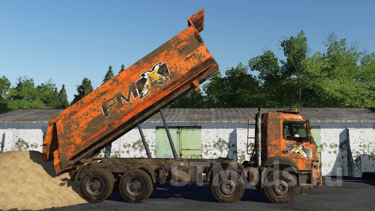 Скачать мод Volvo Fmx 8x4 Hardox Tipper версия 10 для Farming Simulator 2019 V1710 5757